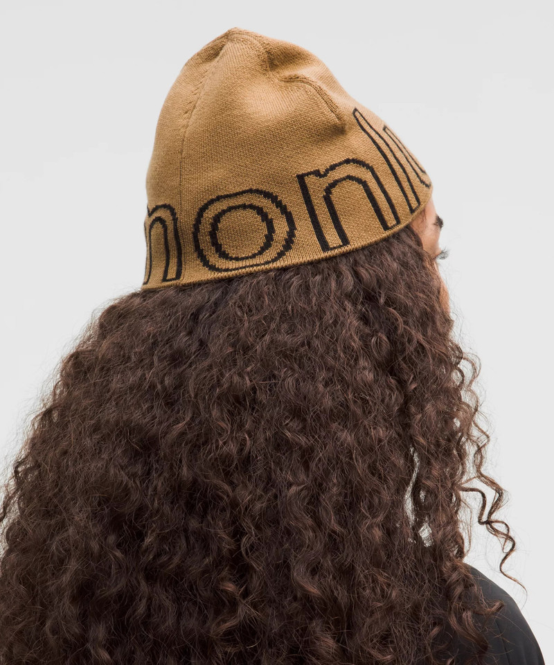 Wordmark Merino Wool Skull Beanie 3