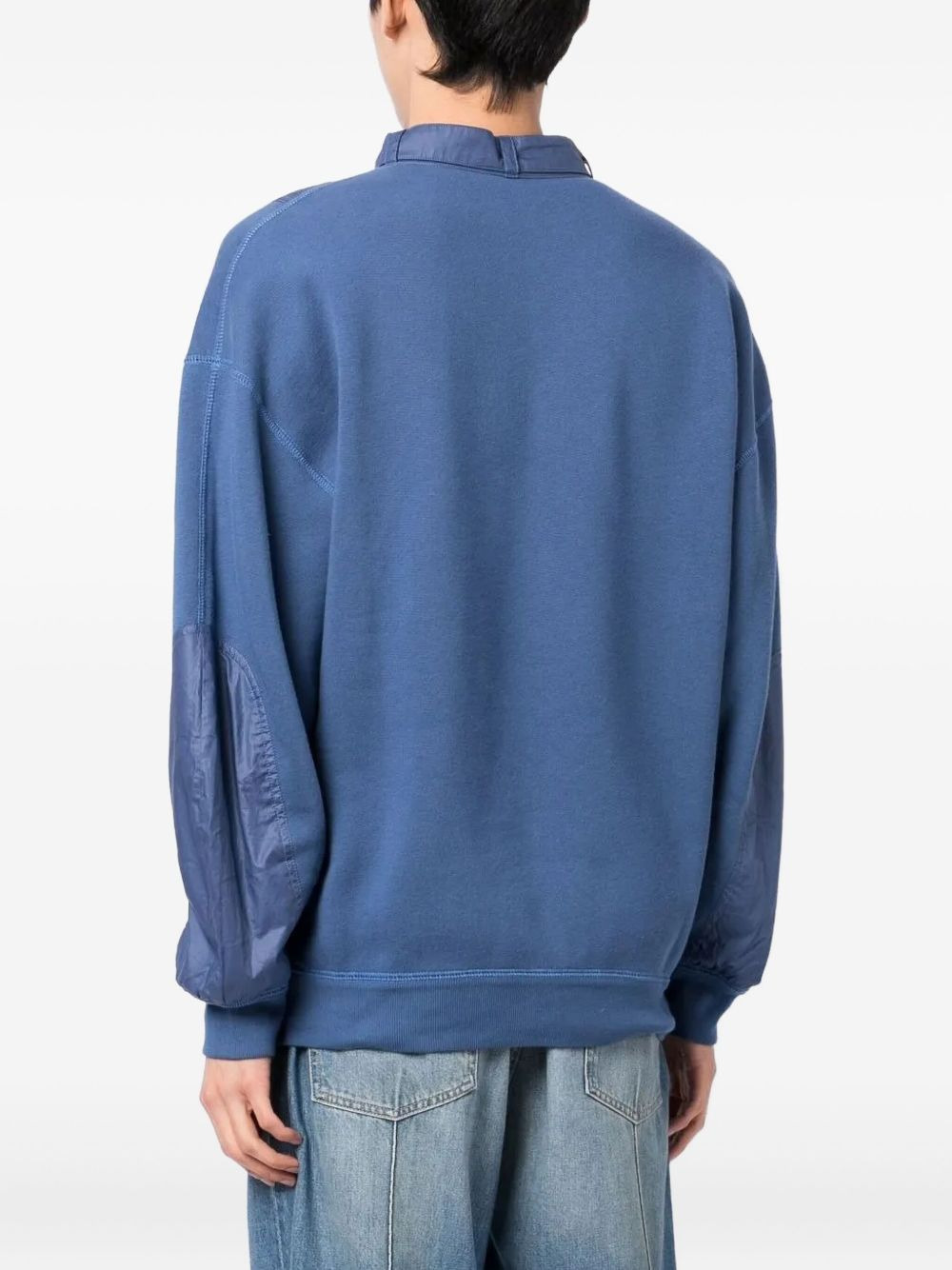 half-zip panelled sweatshirt - 4