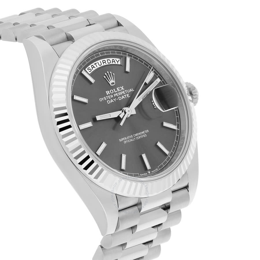 Rolex Day-date Automatic Chronometer Grey Dial Men's Watch 228239RSP - 5