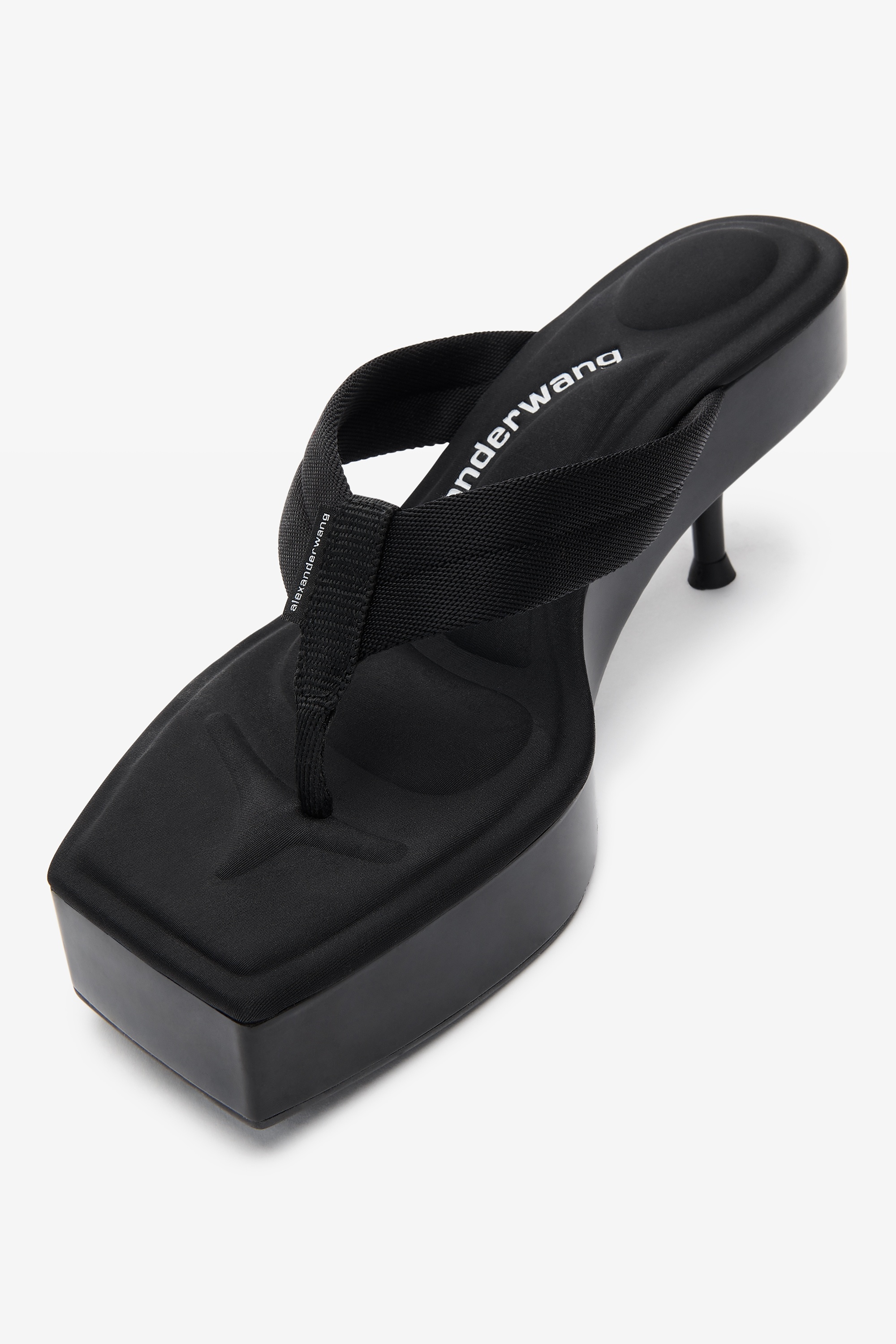 Alexander Wang JESSIE PLATFORM SLIDE IN NYLON | REVERSIBLE