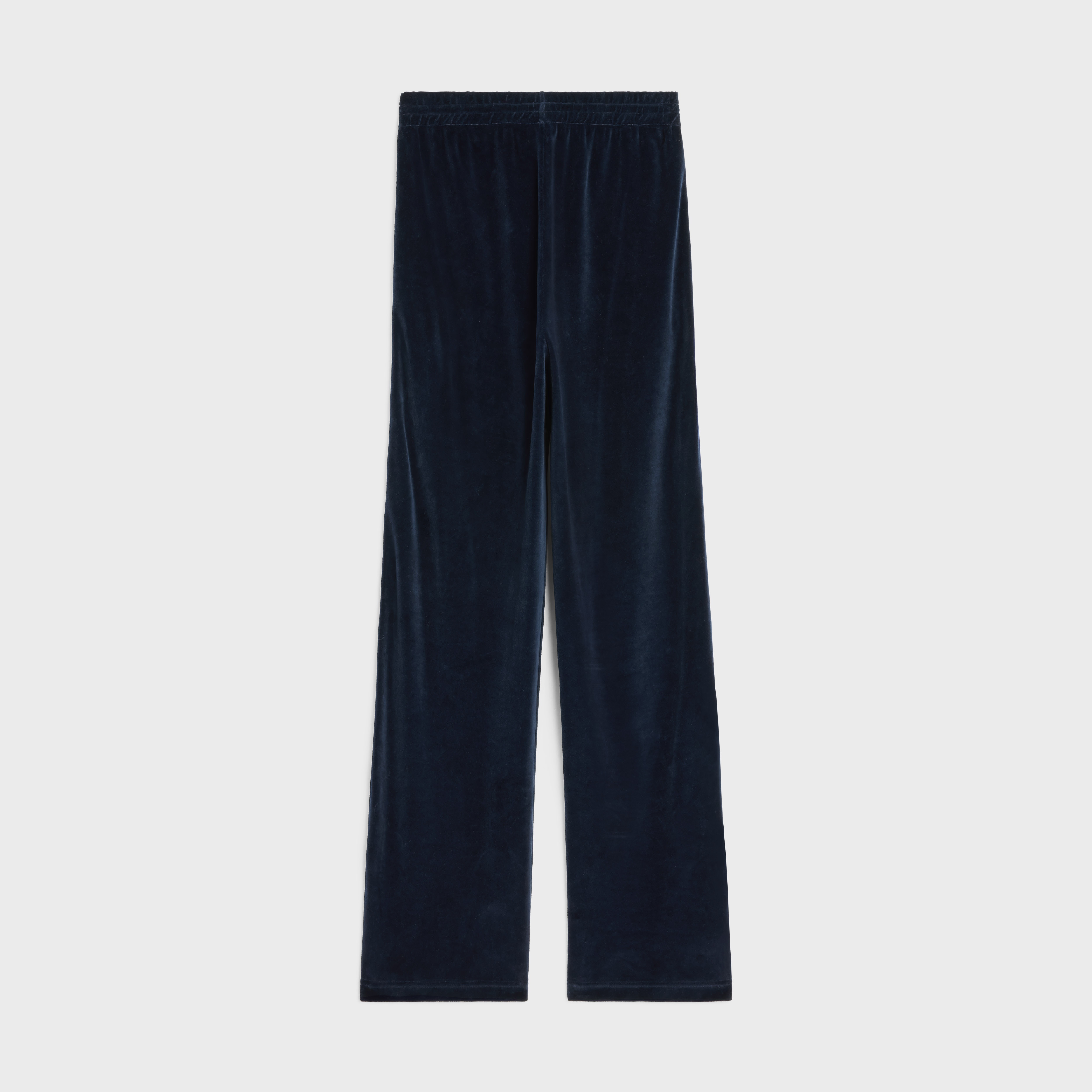 triomphe track pants in velvet jersey - 2