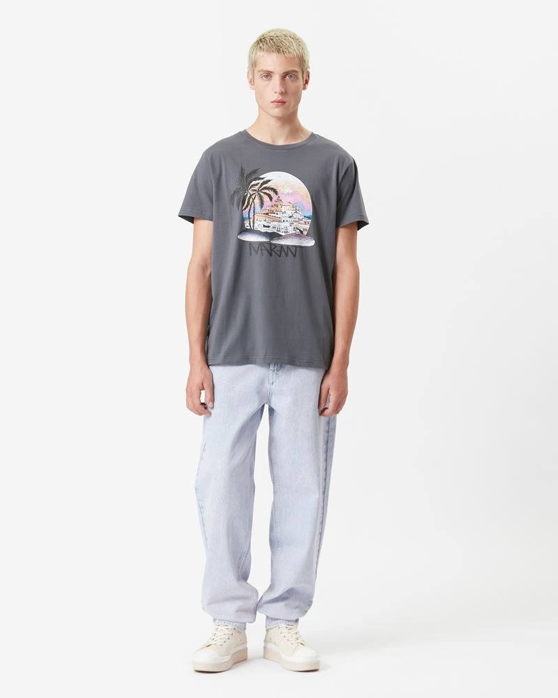 Isabel Marant ZAFFERH PRINTED COTTON TEE-SHIRT outlook