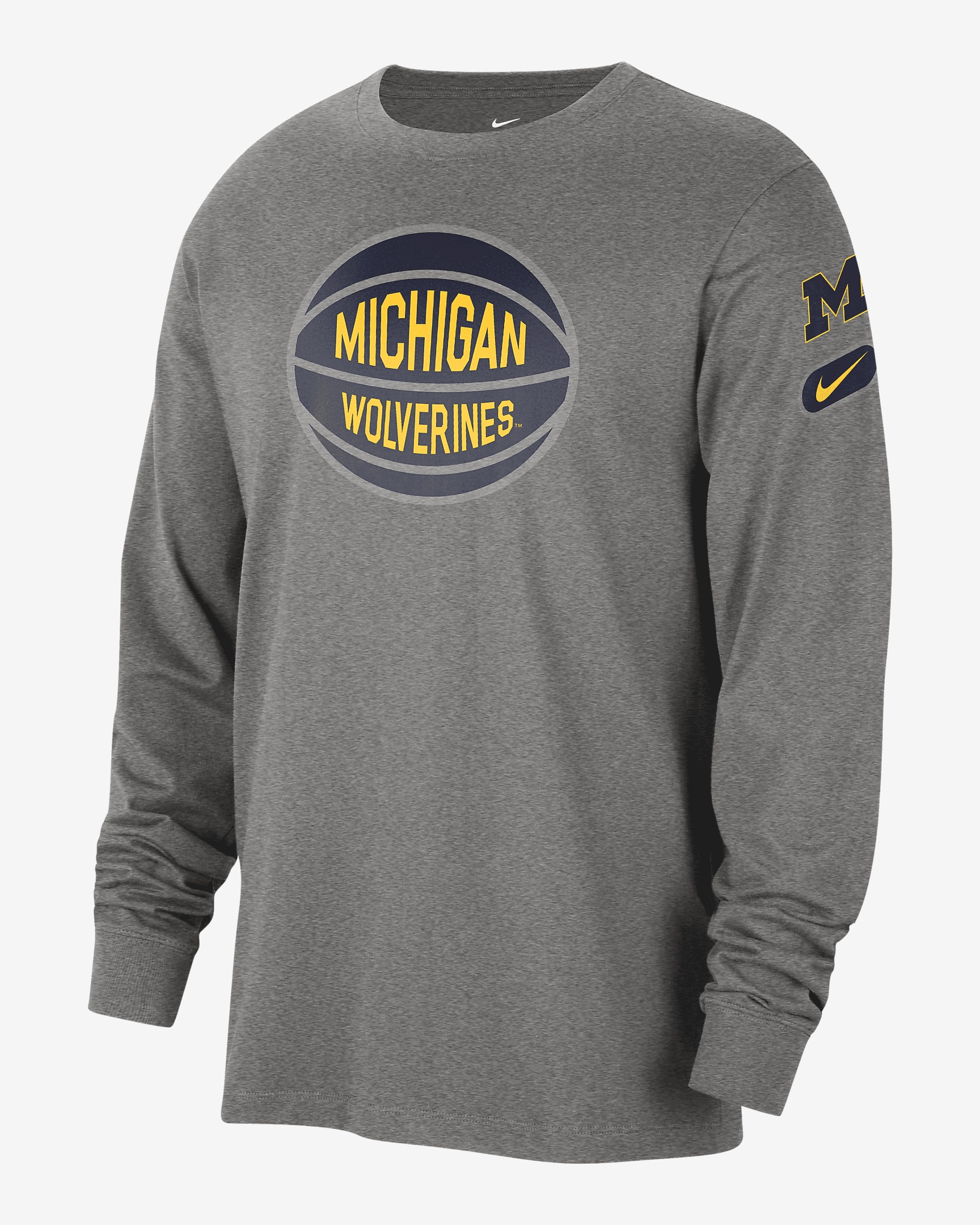 Michigan Fast Break Nike Men's College Long-Sleeve T-Shirt - 1