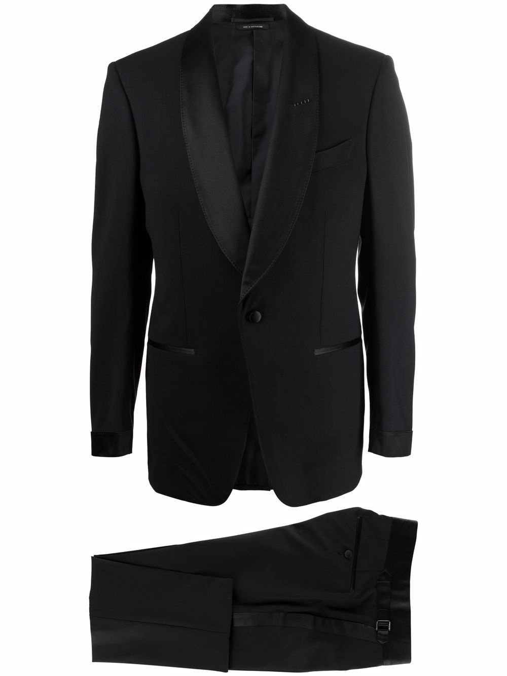 tonal panel two-piece suit - 1