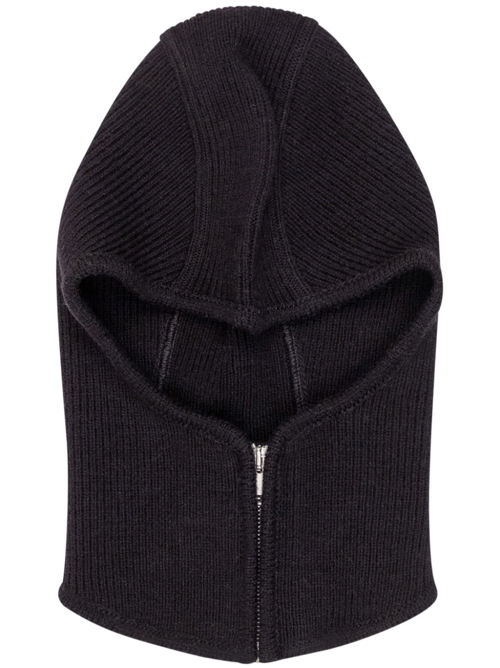 ribbed-knit balaclava - 1