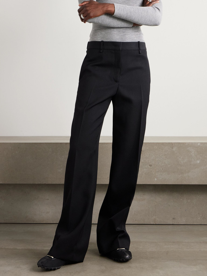 Wool-gabardine pants Black 3
