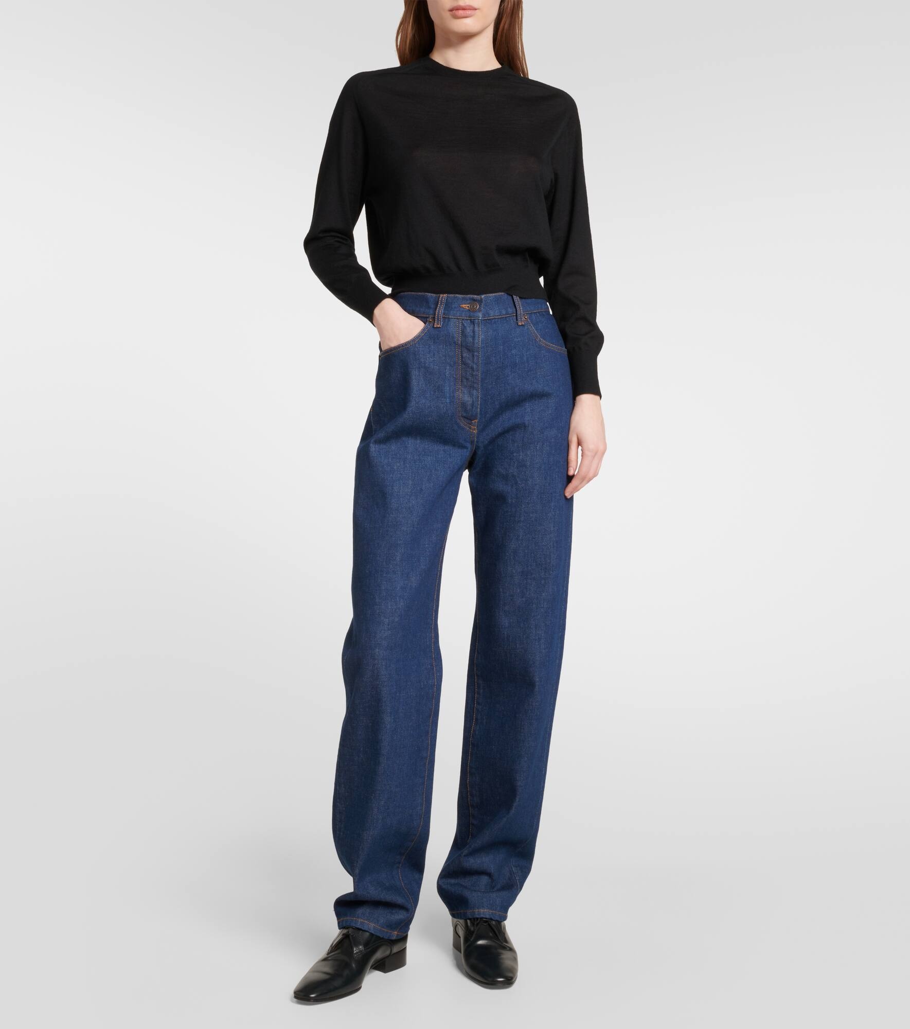 Borjis high-rise straight jeans - 2