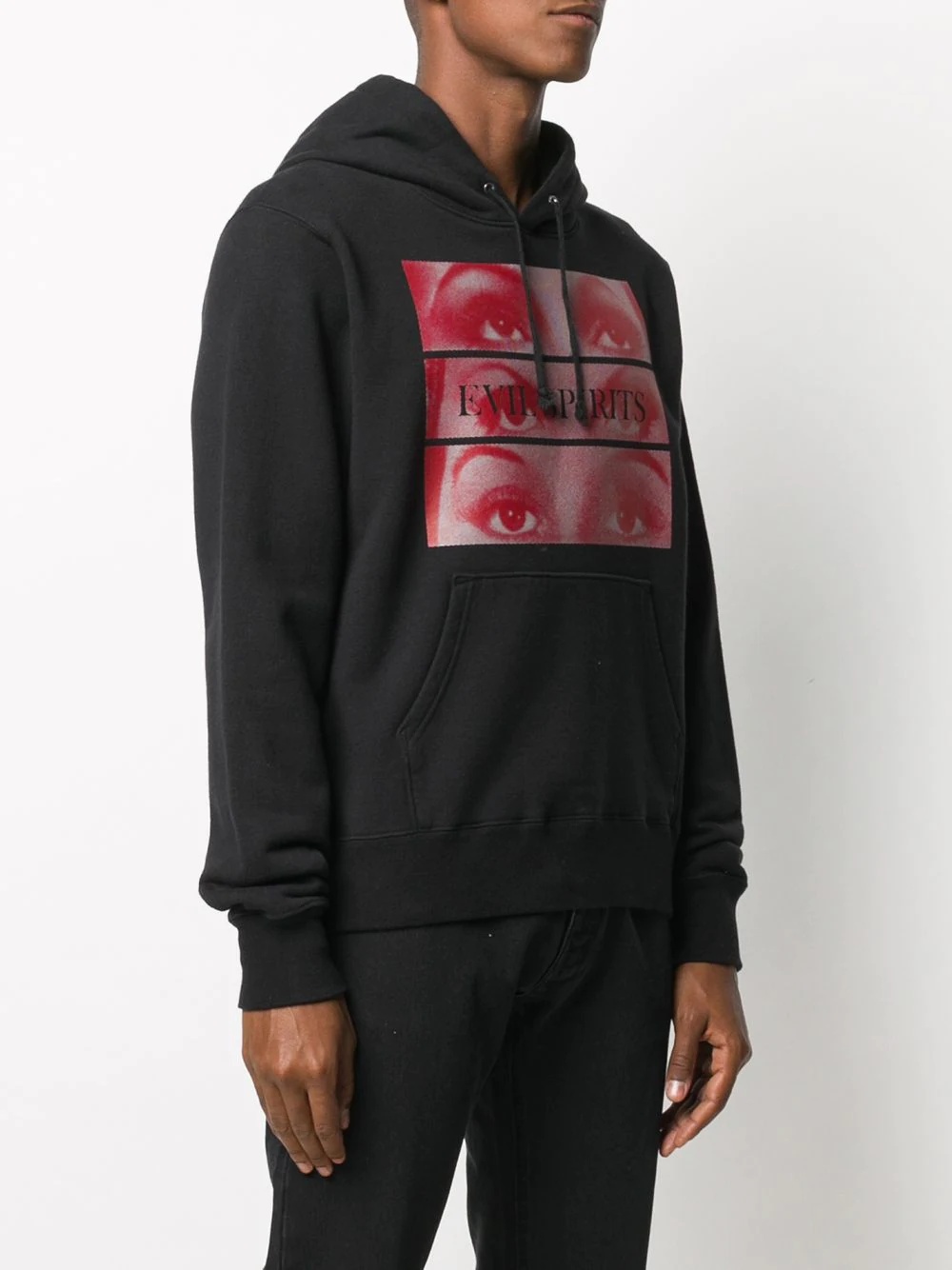 graphic print hoodie - 3