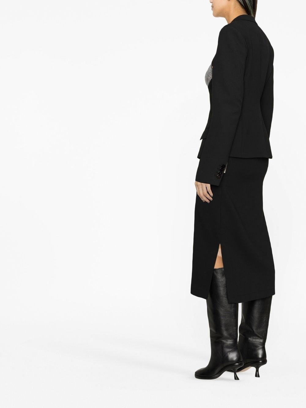 Gwenda single-breasted blazer - 4