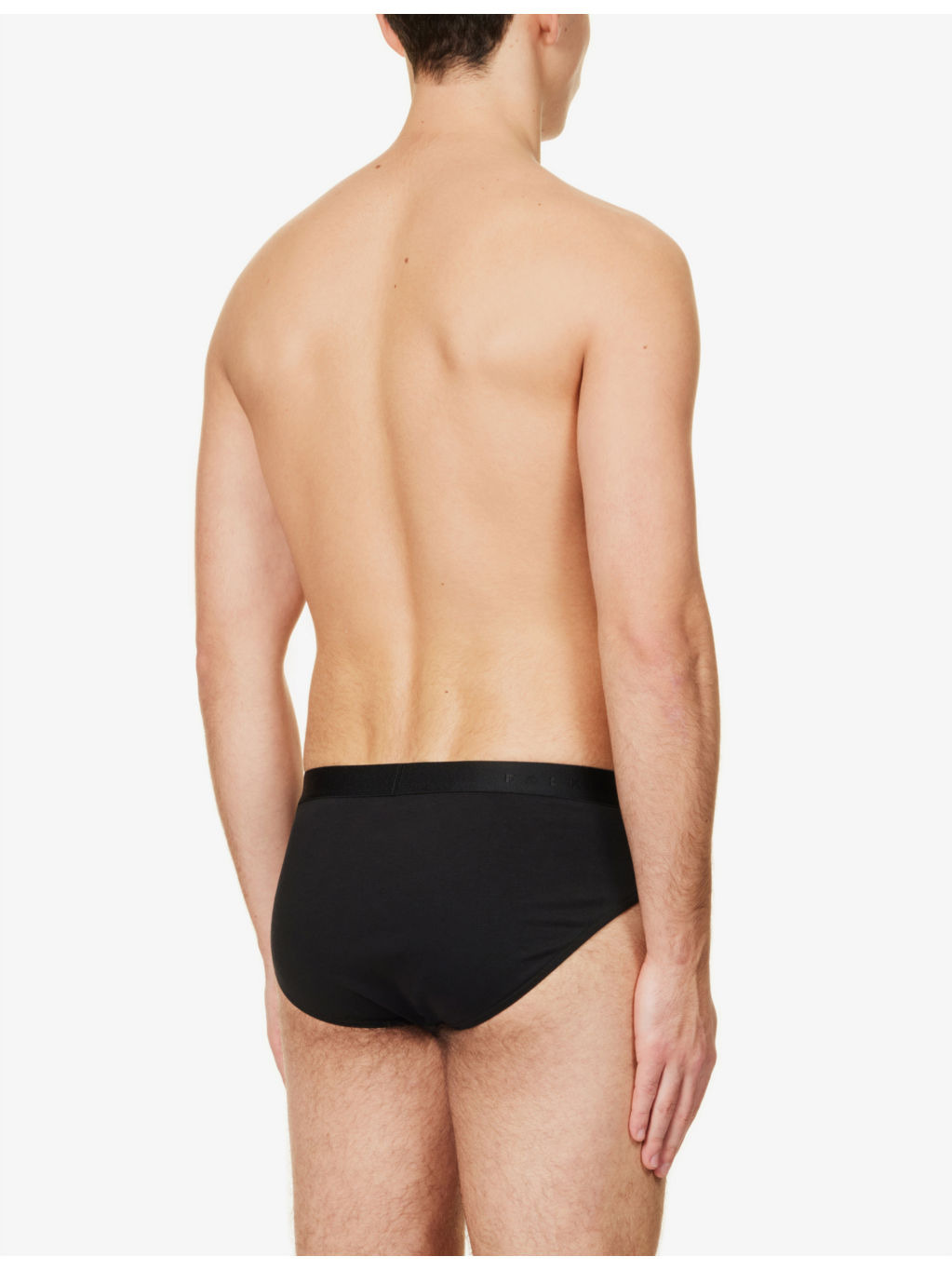 Tonal waistband pack of two stretch-cotton briefs - 4