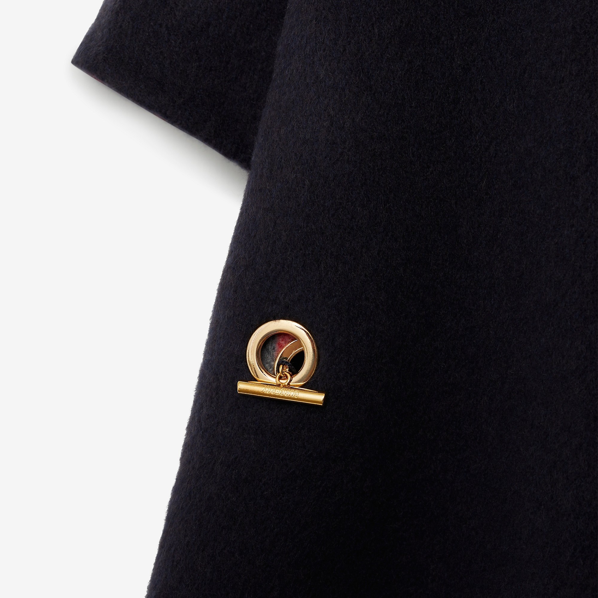 Cashmere Reversible Hooded Cape - 6