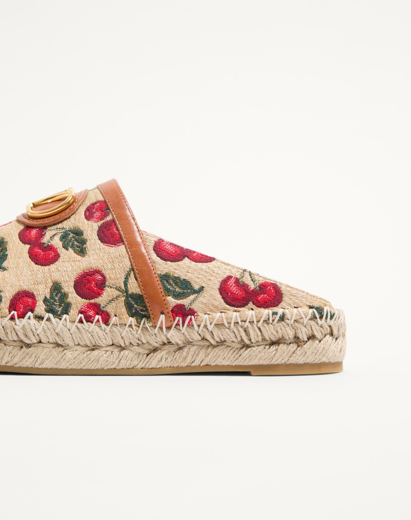VLOGO SIGNATURE MULE WITH CHERRYFIC MOTIF 25MM 7
