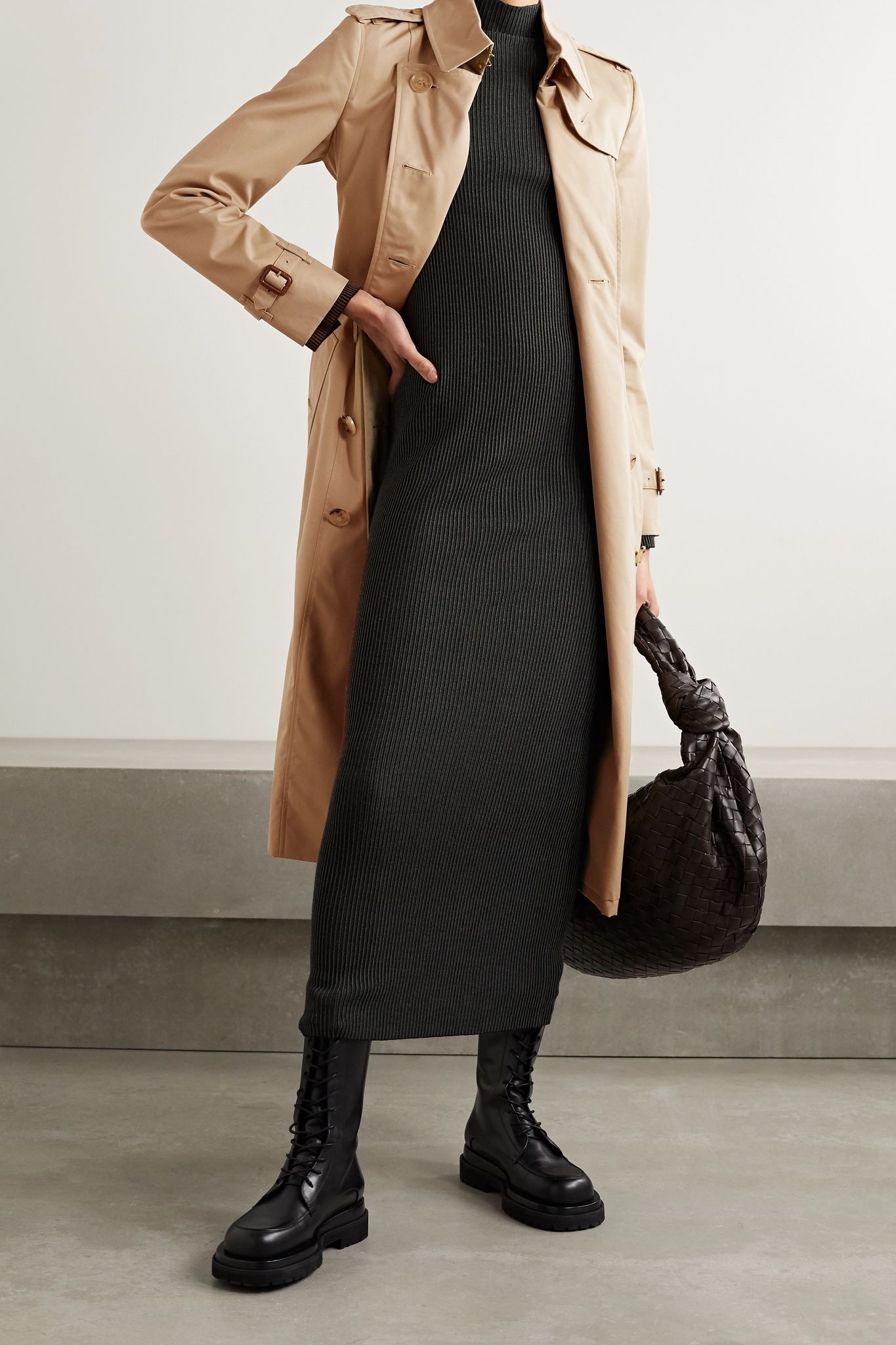 The Chelsea Long cotton-gabardine trench coat - 2