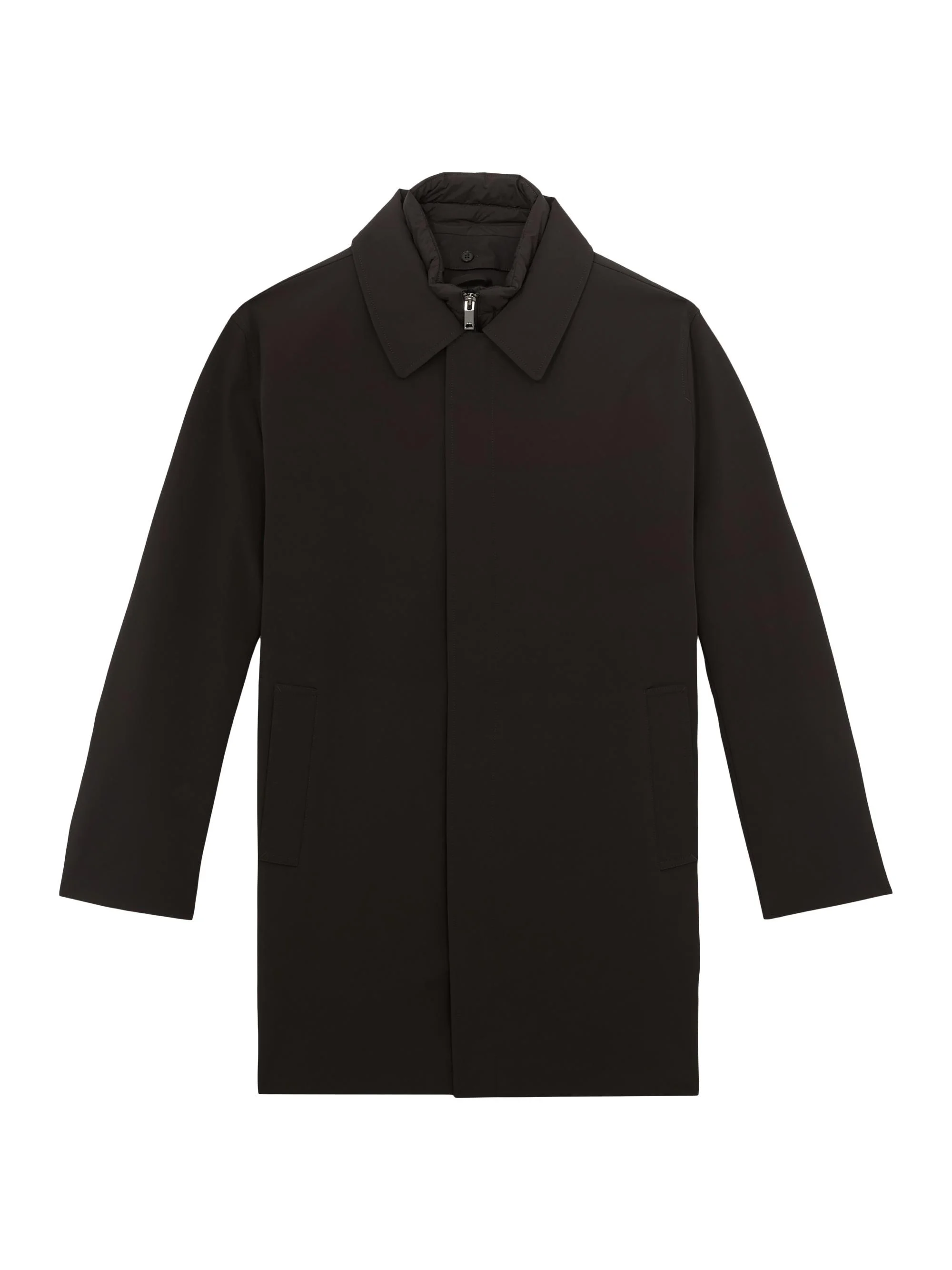 Men's Logan Hybrid Overcoat - Brown - 1