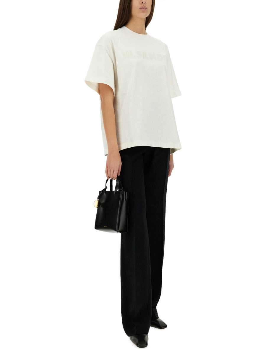 Jil Sander Women T-Shirt With Logo - 2