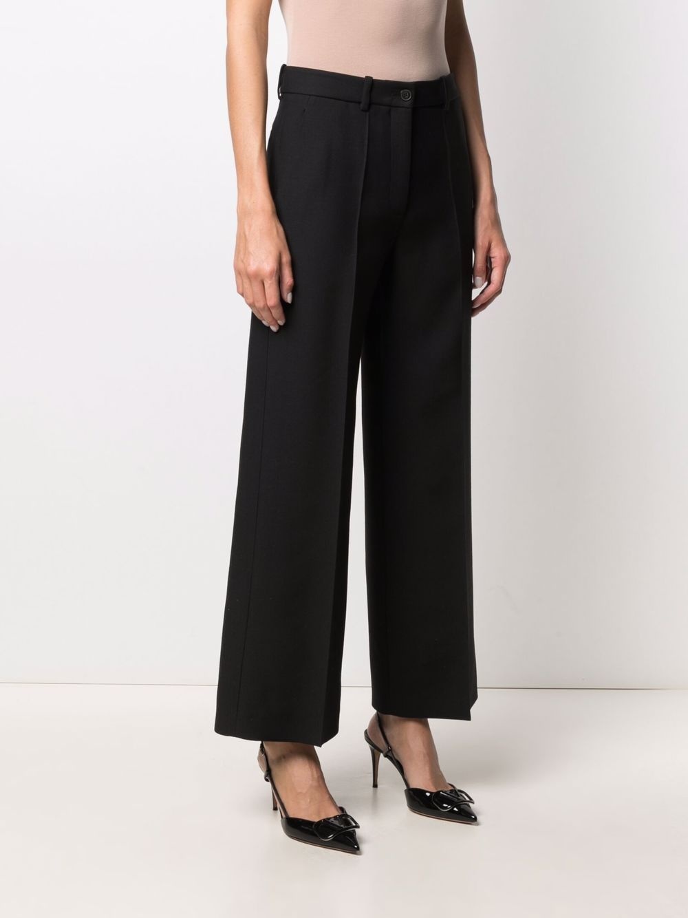 tailored wide-leg trousers - 3