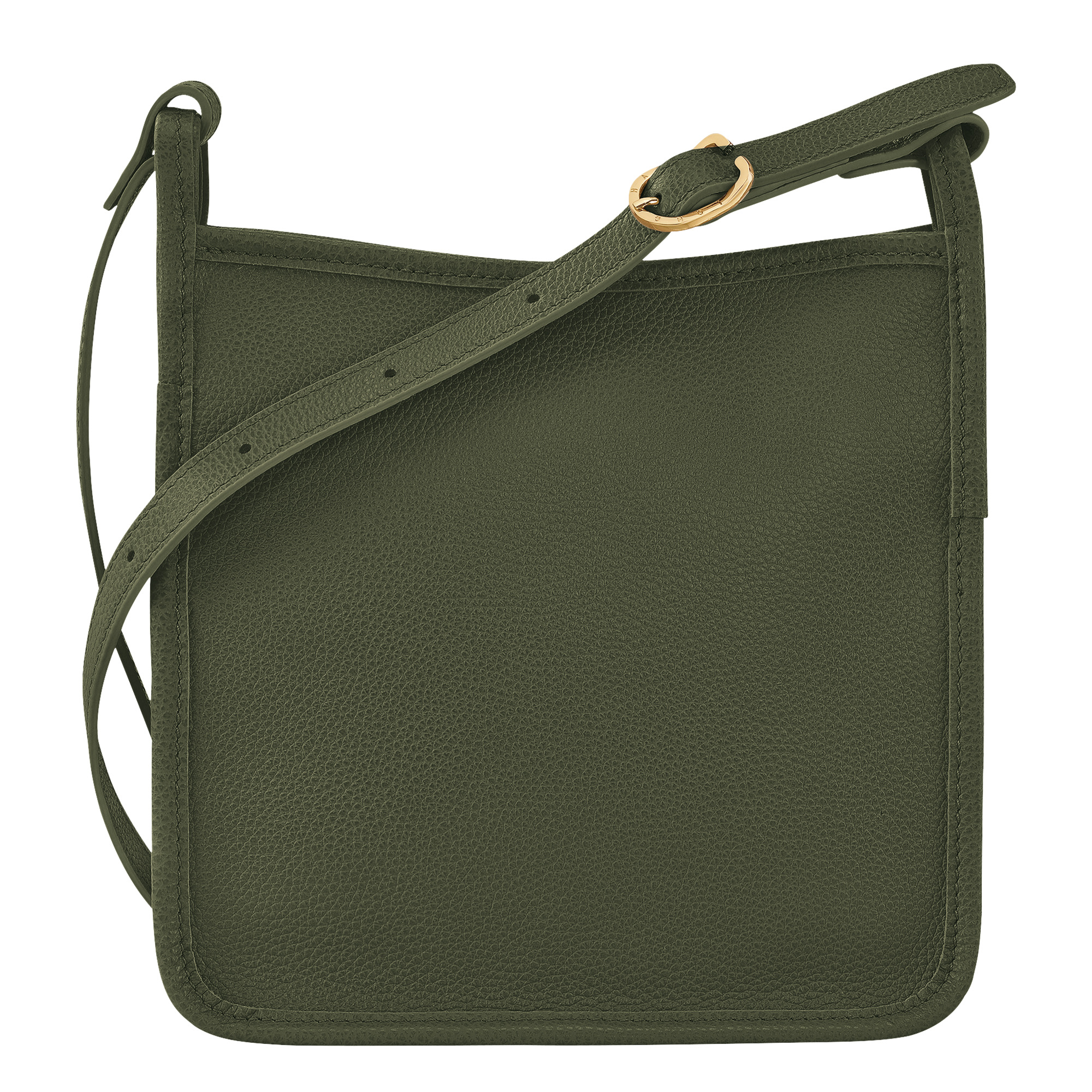 Le Foulonné S Crossbody bag Khaki - Leather - 4