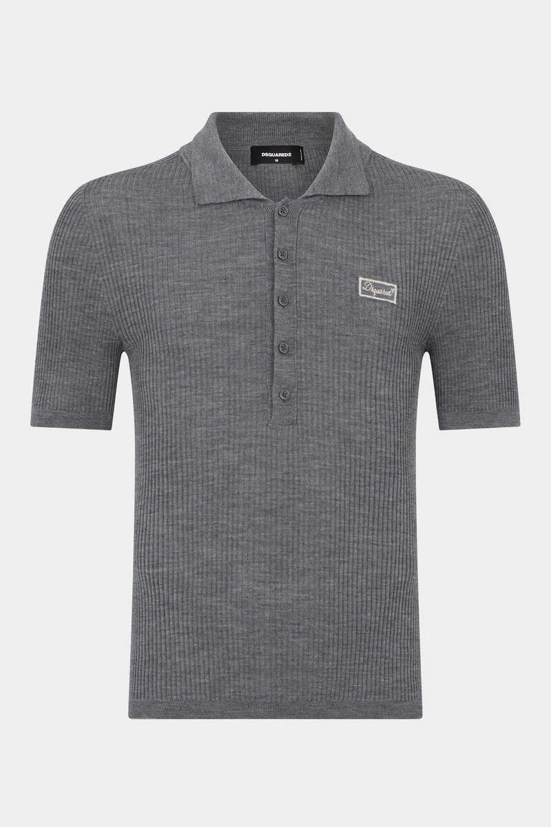 BASIC KNIT POLO - 1