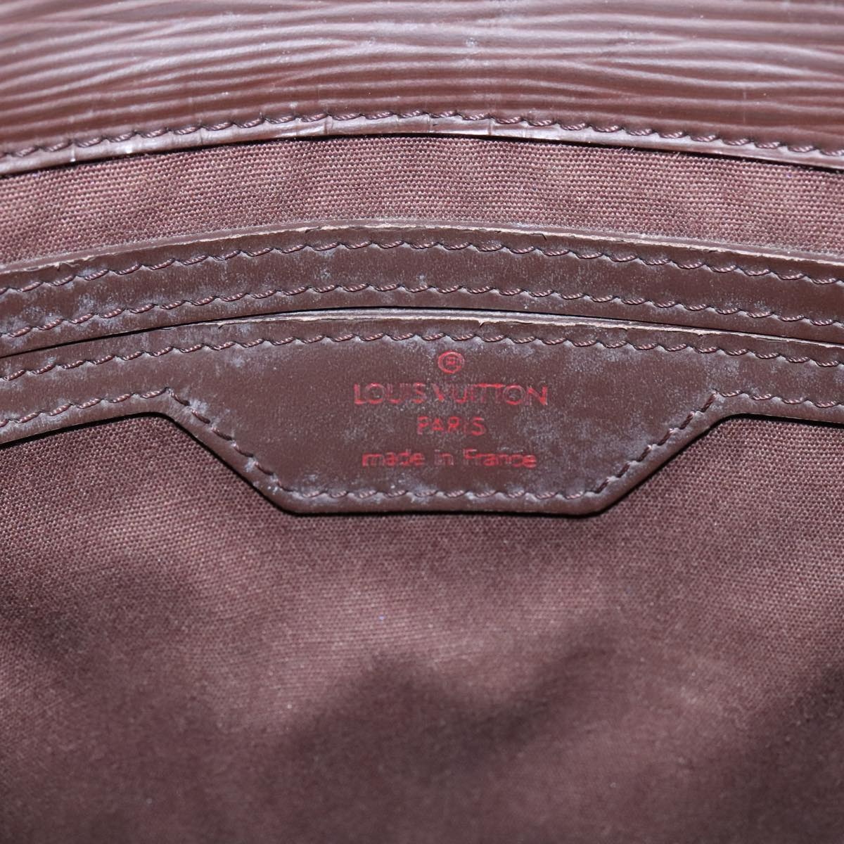 LOUIS VUITTON Epi Sac Plat Hand Bag Mocha Brown M5908d M5908d - 14
