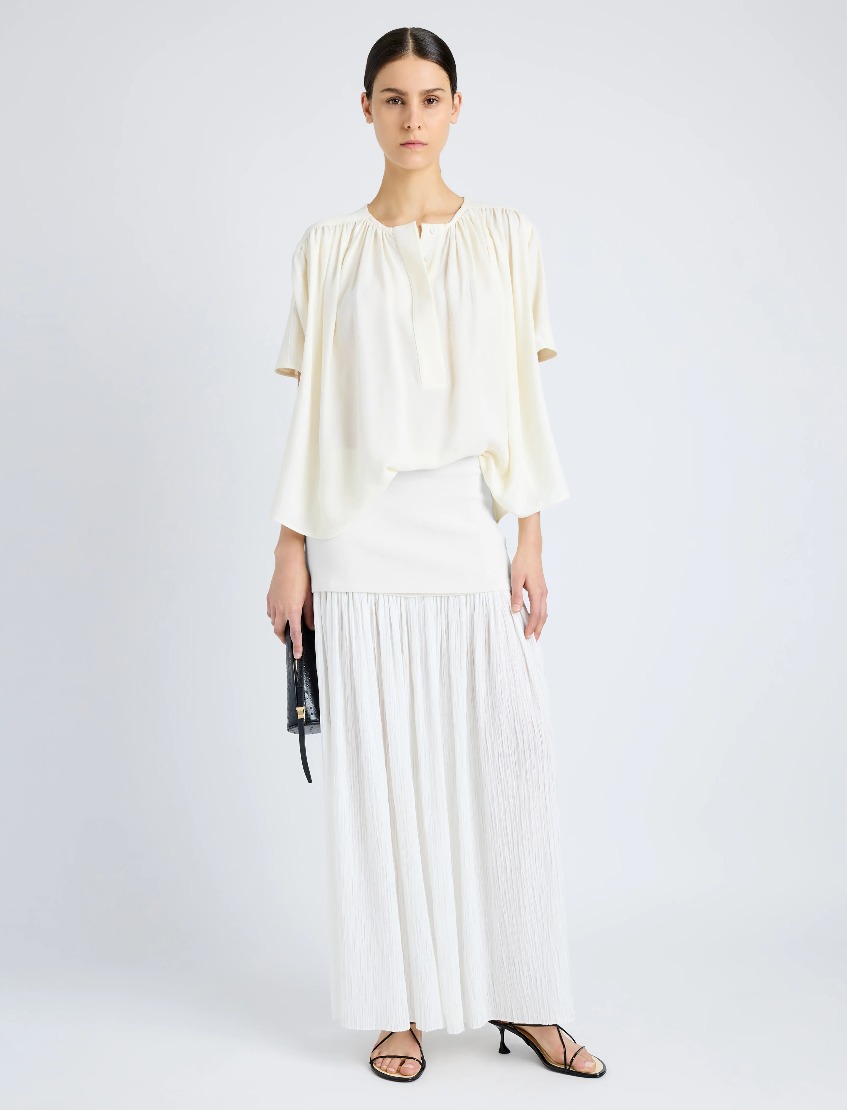 Claire Top in Viscose Georgette - 3