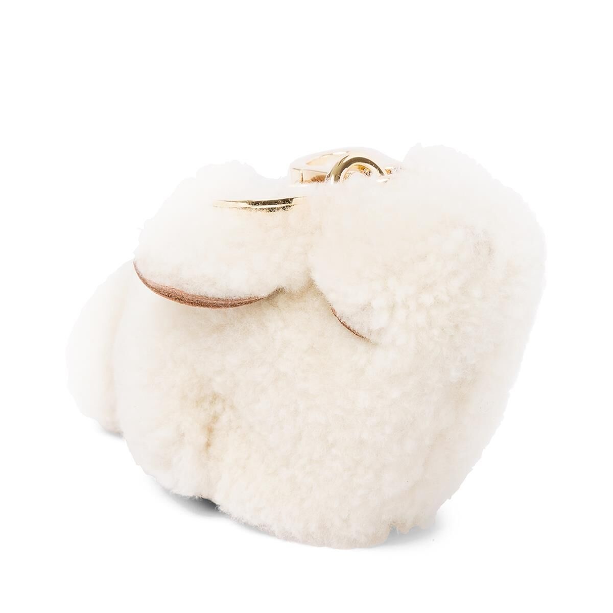 Bunny charm in shearling - 3