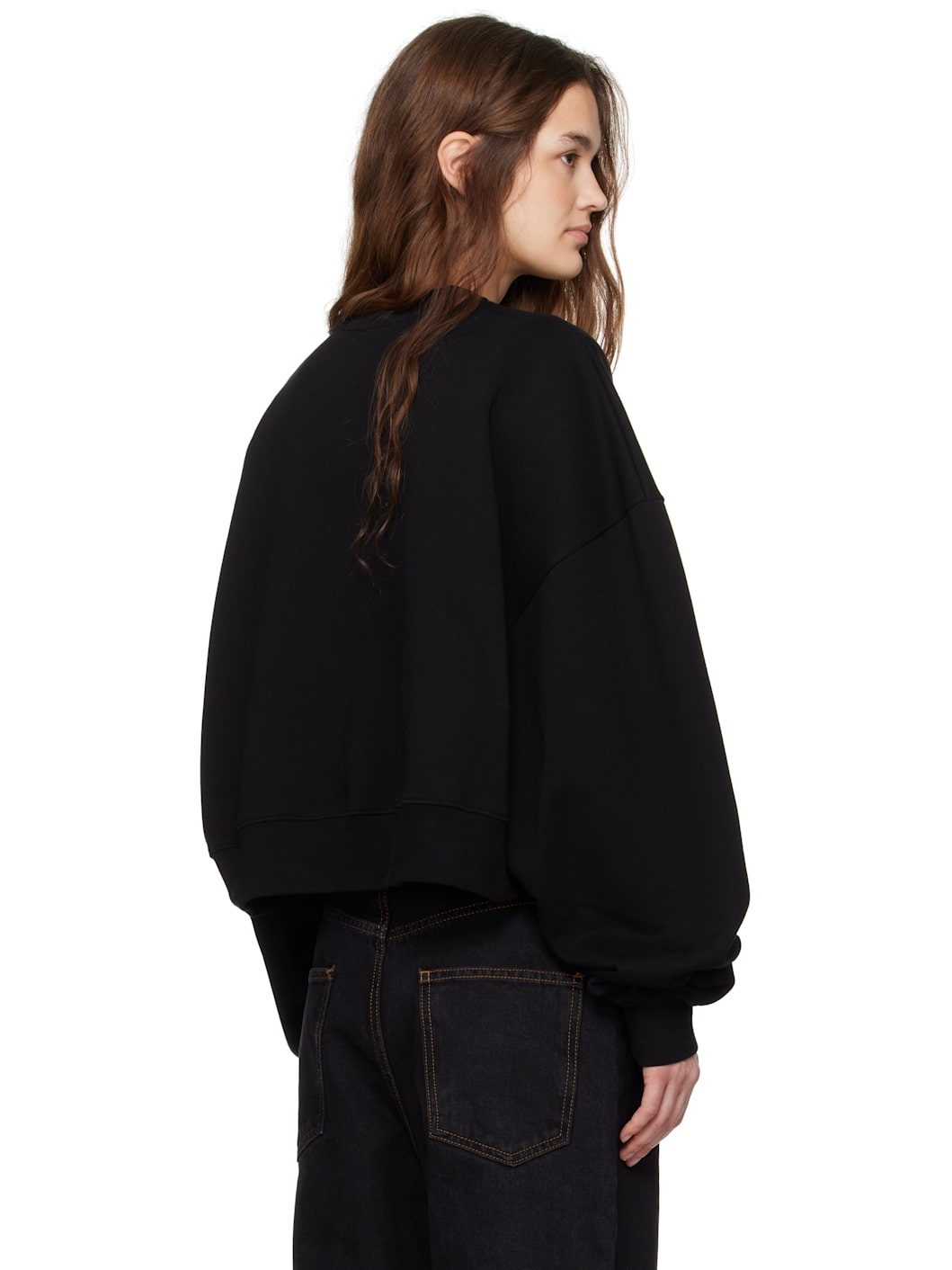 Black Hailey Bieber Edition HB Track Sweatshirt - 3