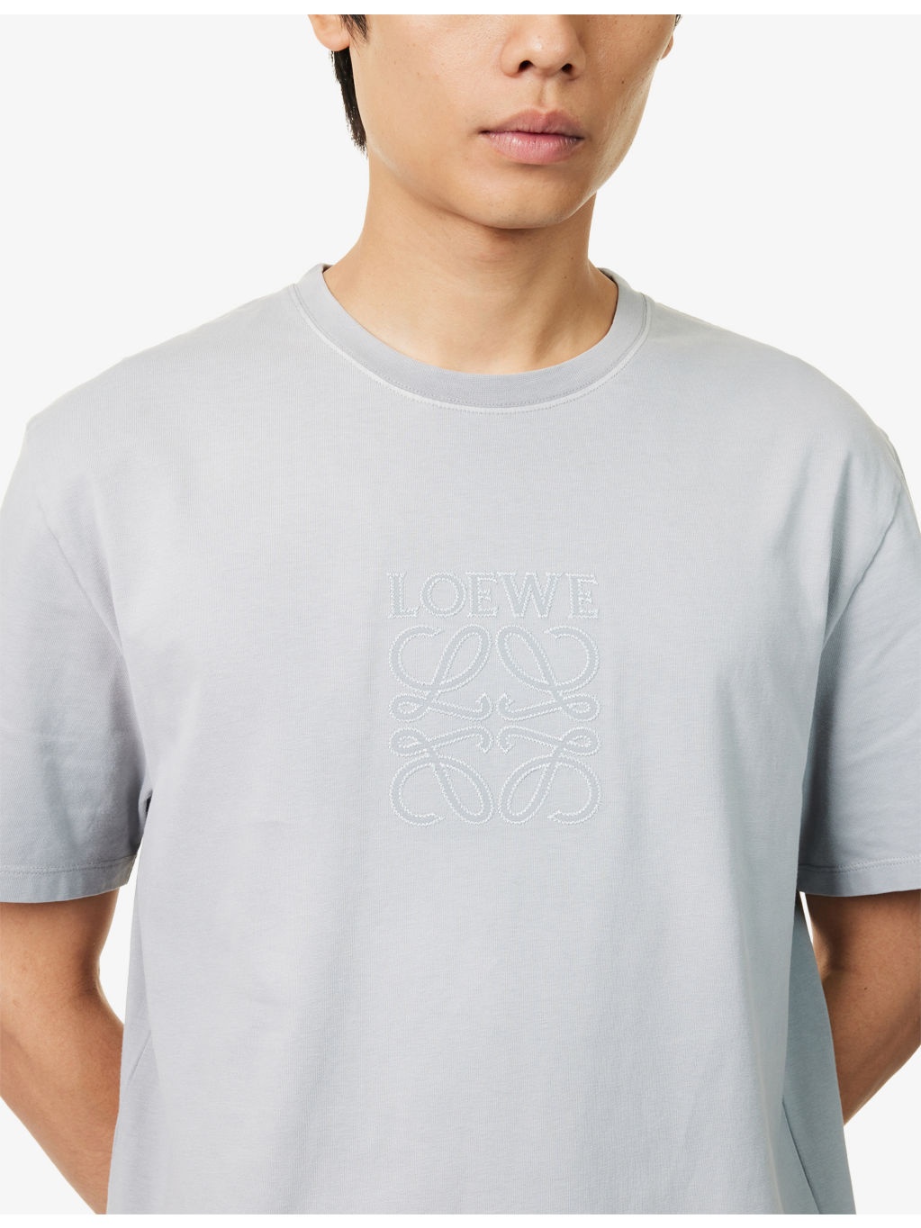 Relaxed-Fit Embroidered-Logo Cotton-Jersey T-shirt - 5