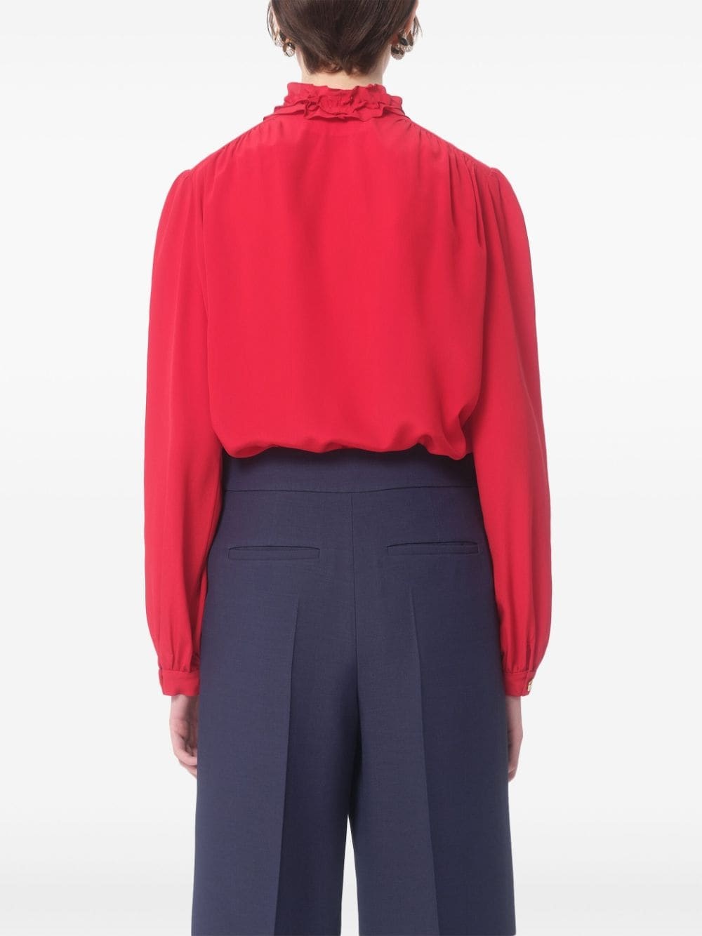 crepe de chine shirt - 5