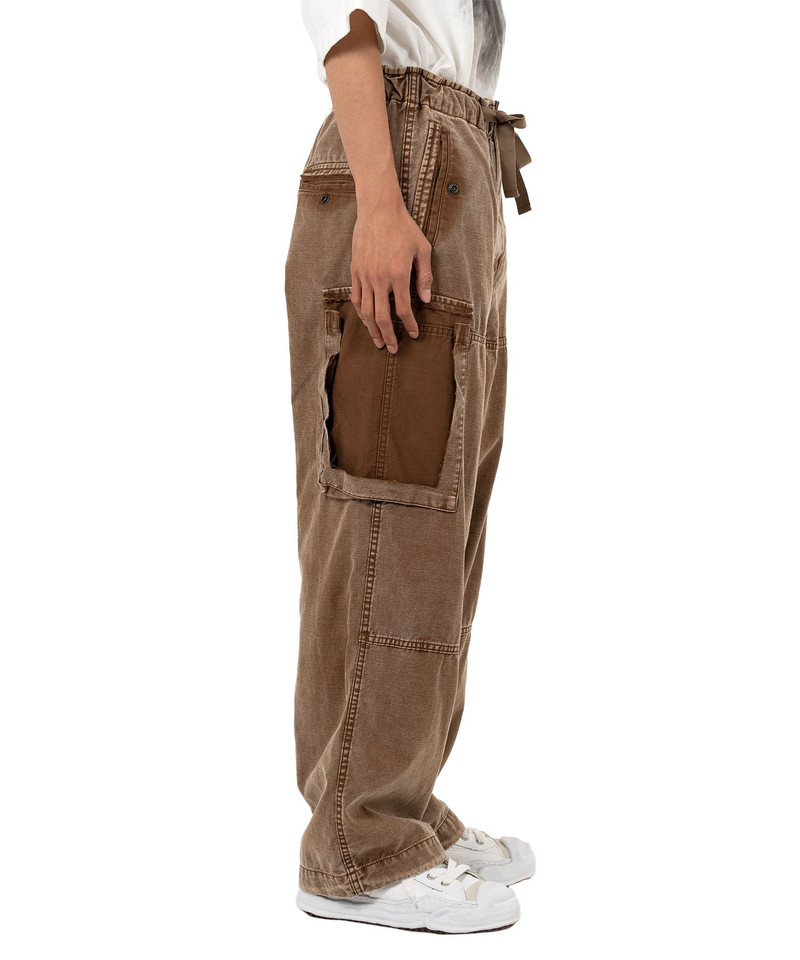 Cotton Satin Cargo Pants 14