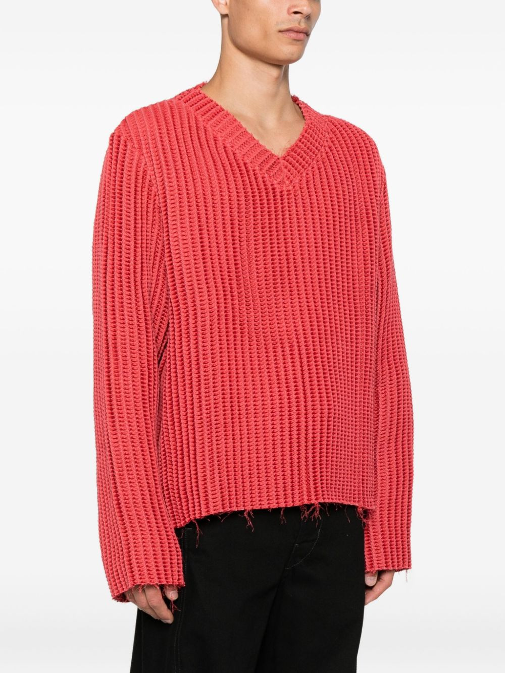 Agustin waffle-knit sweater - 3