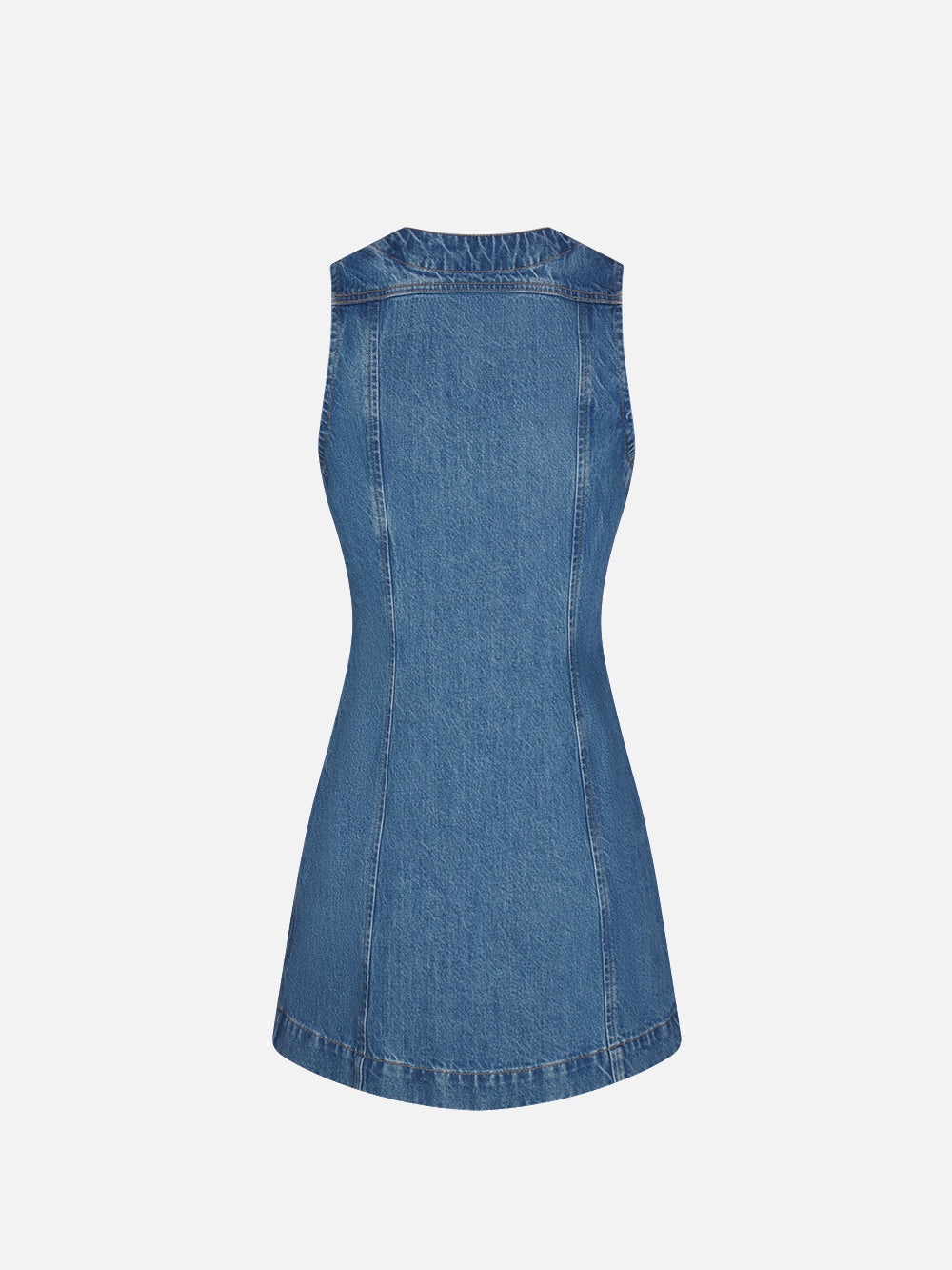 Sleeveless Trucker Pocket Dress in Delaware - 3