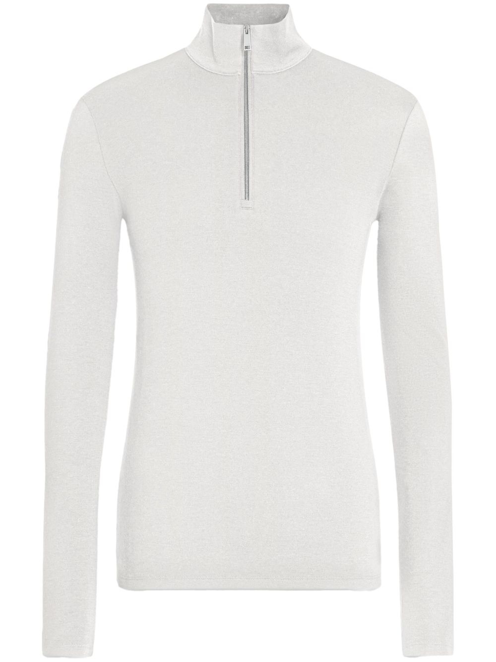 cashmere zip-up sweatshirt - 1