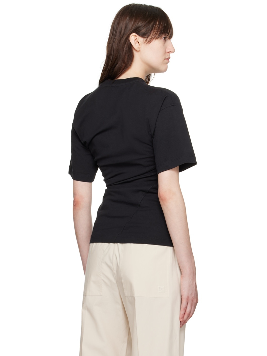 Black Twisted T-Shirt - 3
