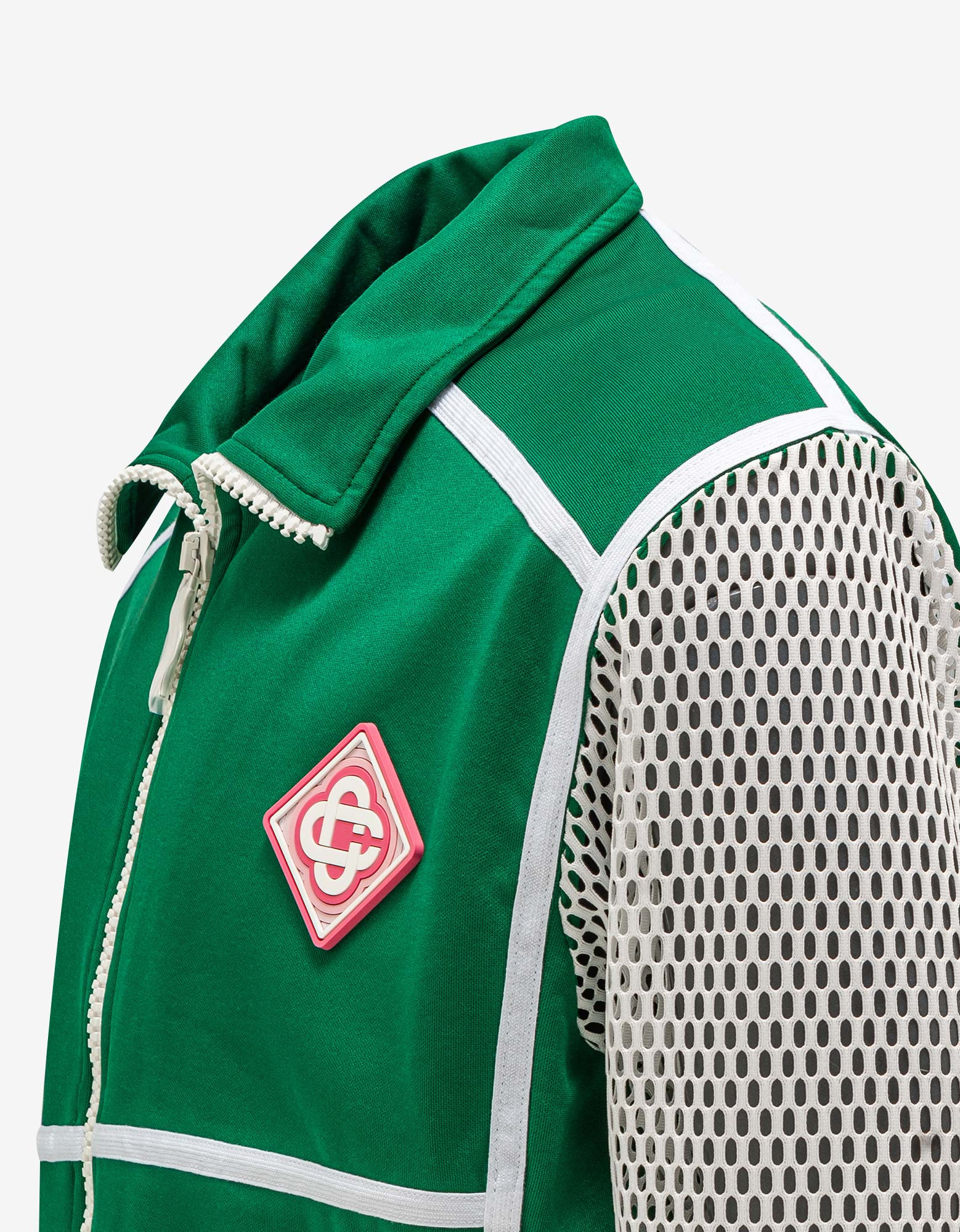 Casablanca Green Interlock Mesh Track Jacket - 4