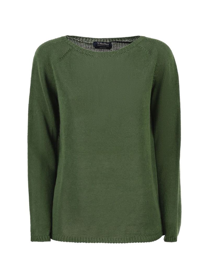 wide-neck linen jumper 1