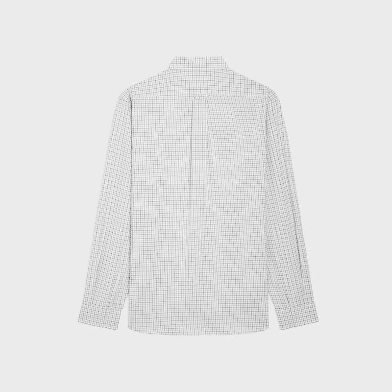 CELINE relaxed shirt IN CHECKED COTTON TWILL outlook