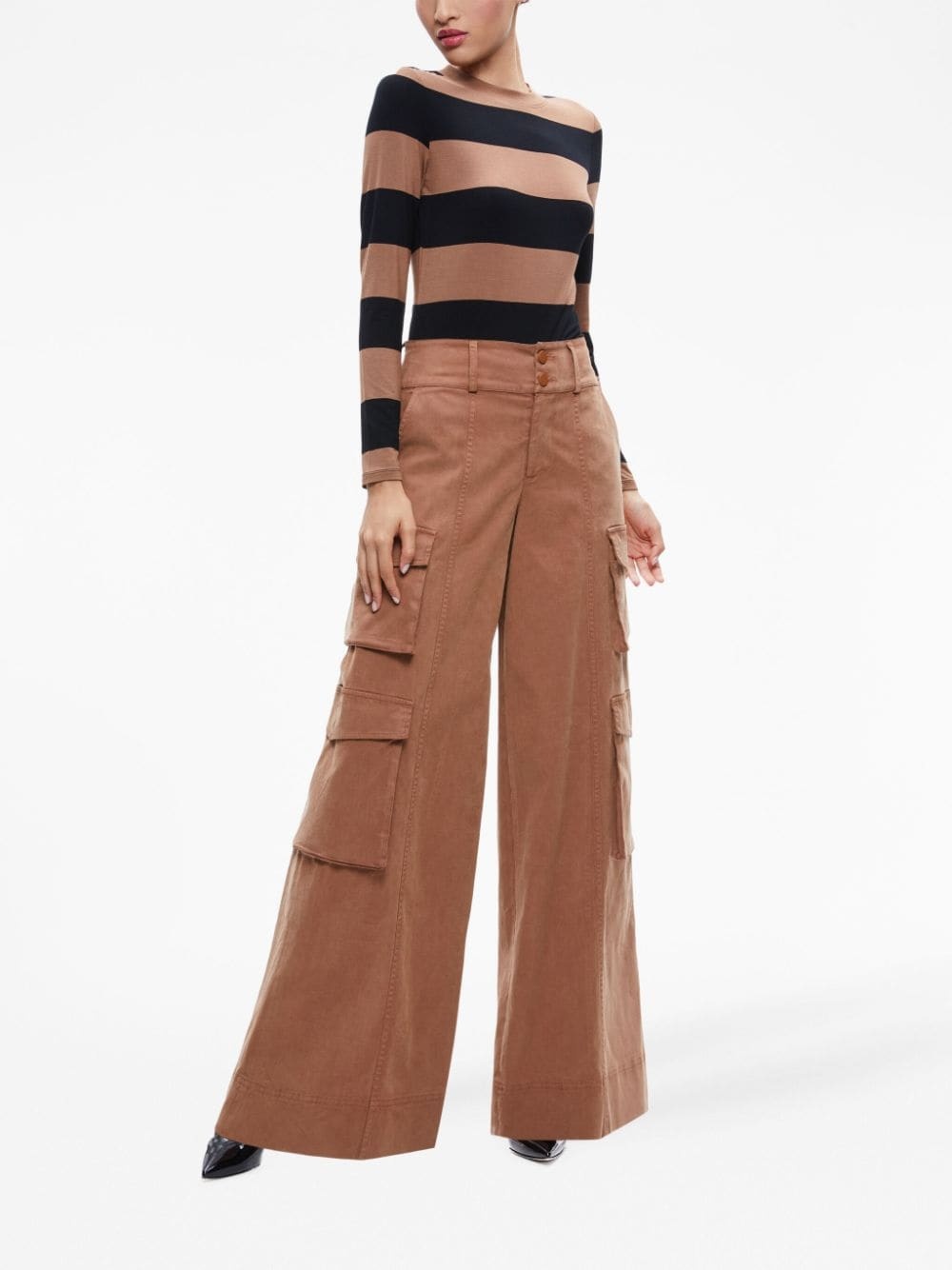 Mame wide-leg cargo trousers - 3