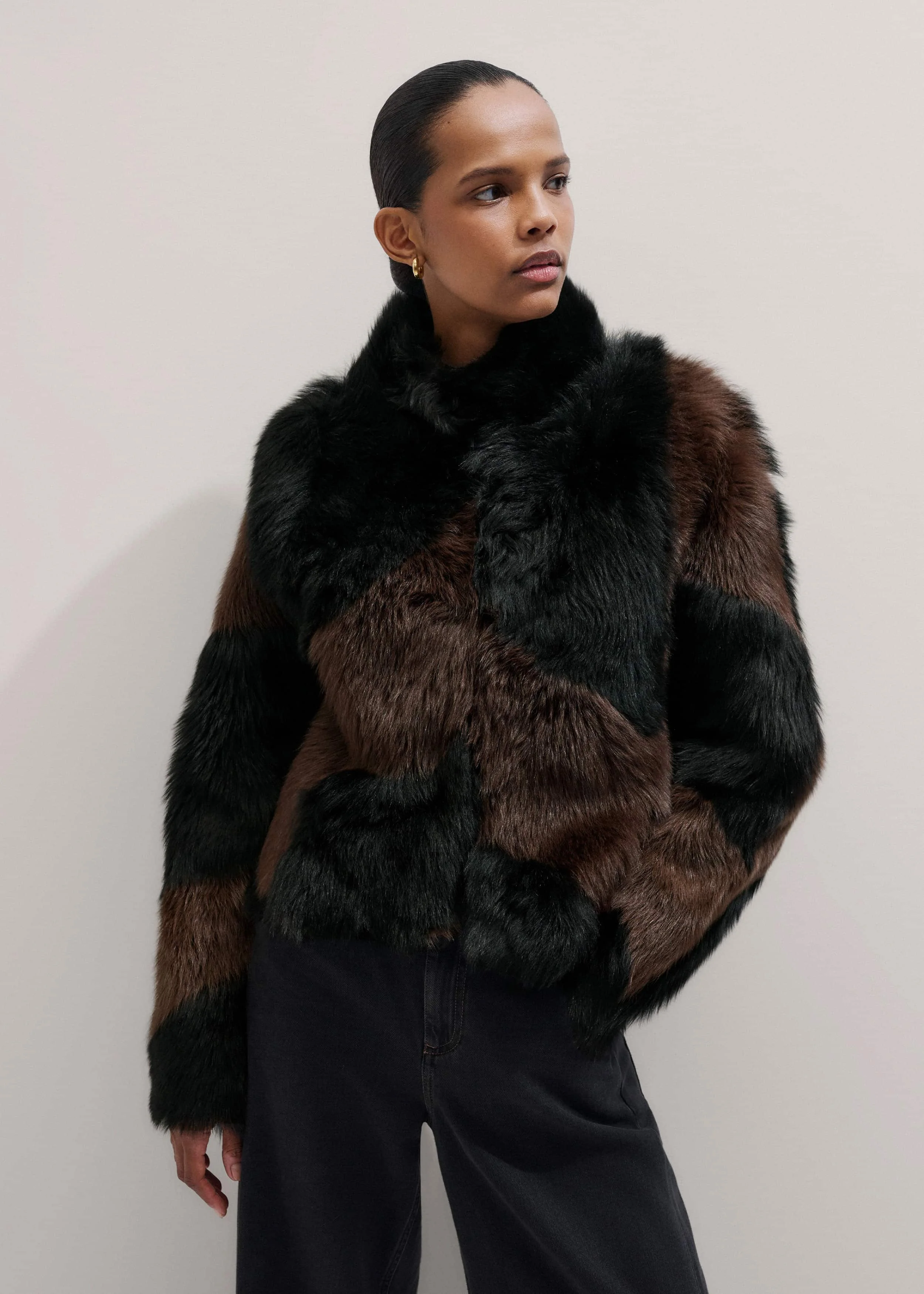 Luxe Patchwork Coat - 1