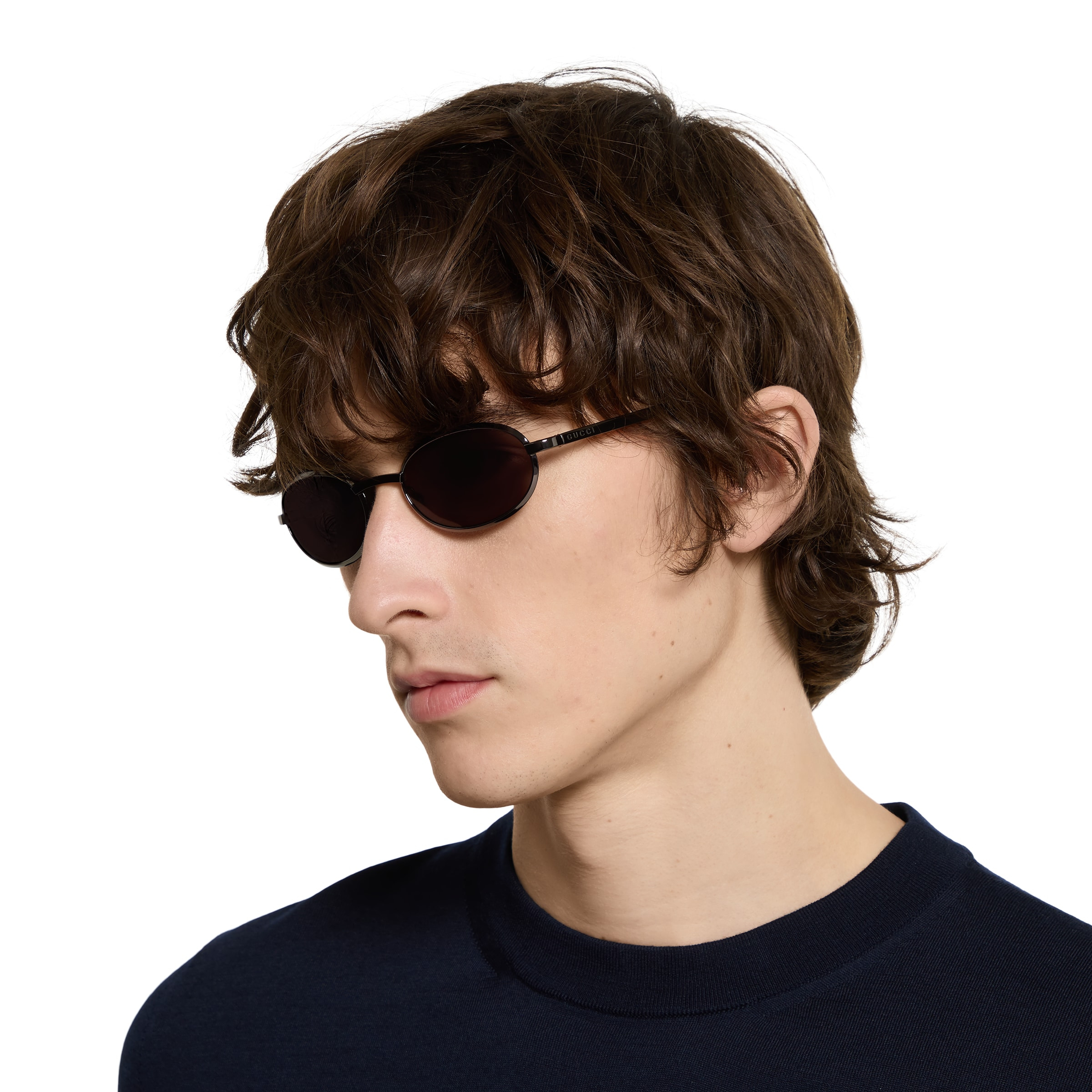 Oval frame sunglasses - 4