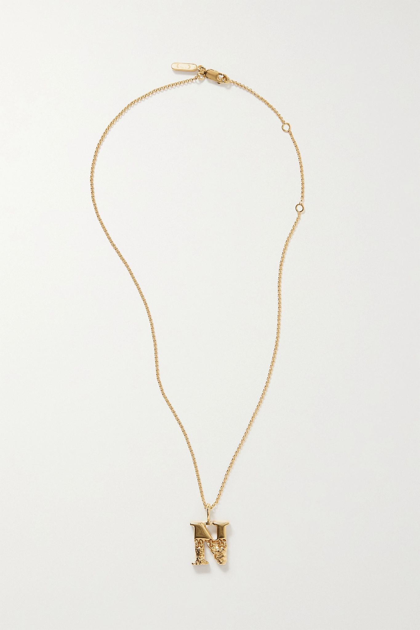 Alphabet gold-tone necklace - 5