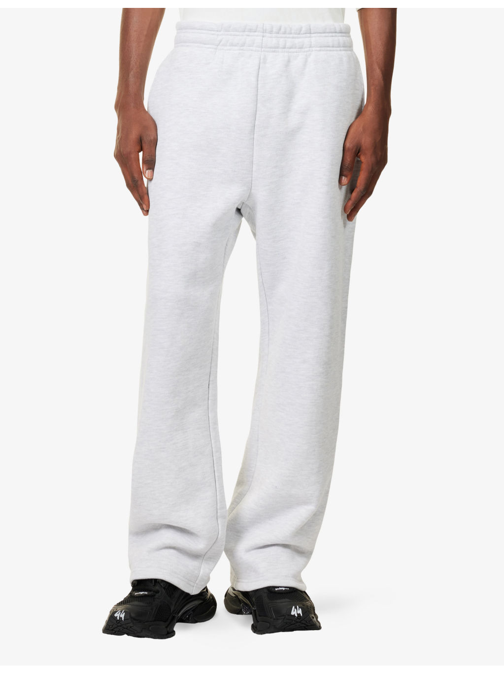 Straight-Leg Relaxed-Fit Cotton Jogging Bottoms - 3