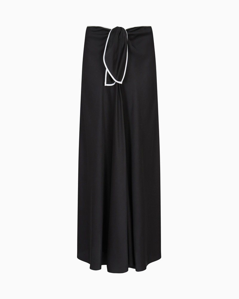 LONG SKIRT IN SILK SATIN 1