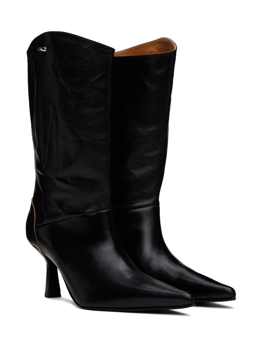 Black Envelope Boots - 4