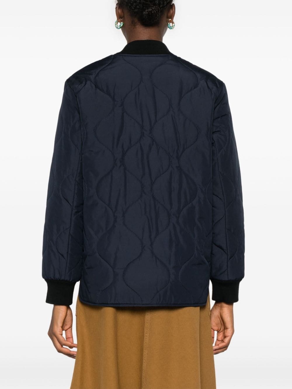 quilted padded bomber jacket - 4