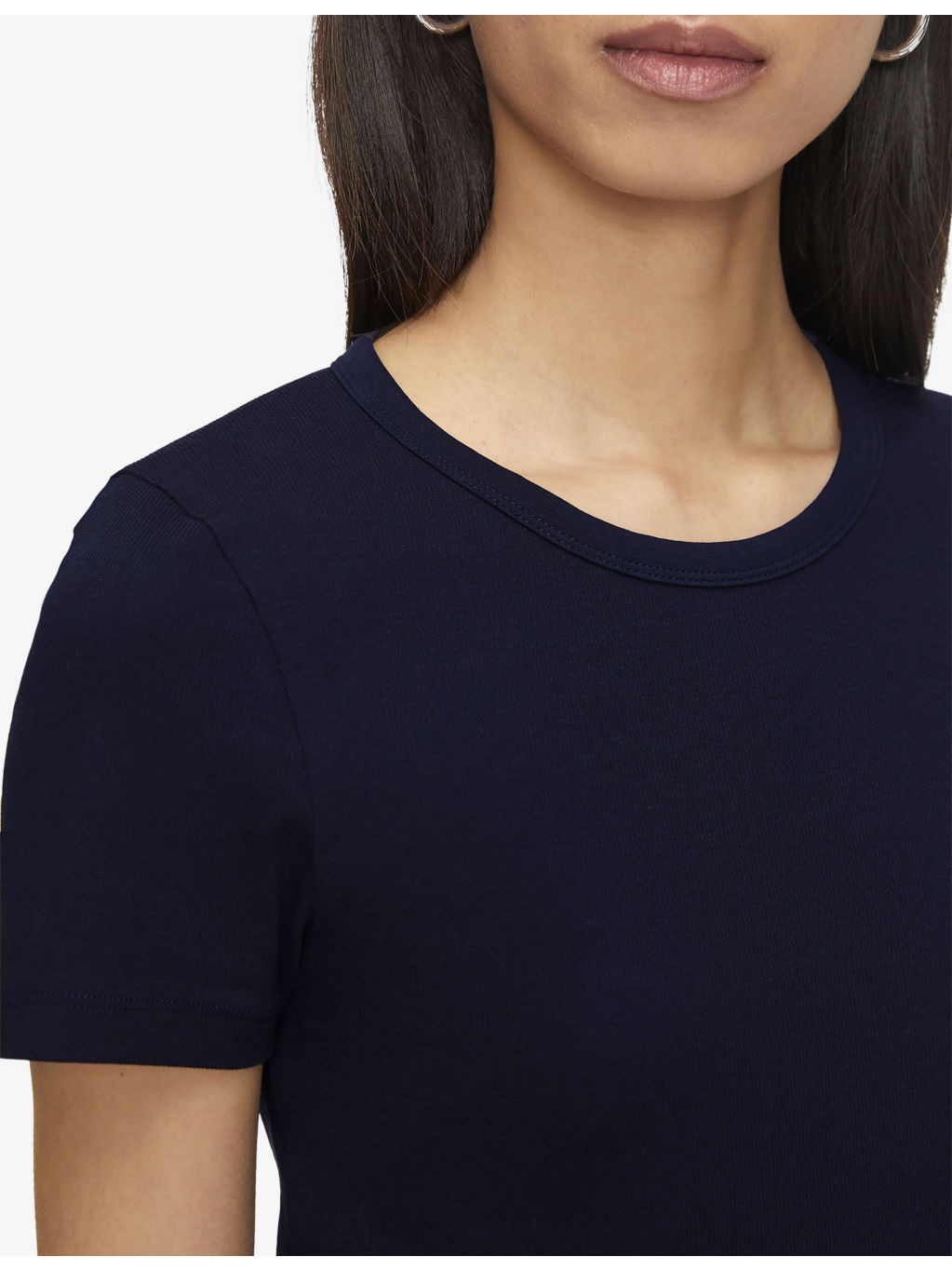 The Jersey Rib Round-Neck Stretch-Cotton T-Shirt - 5
