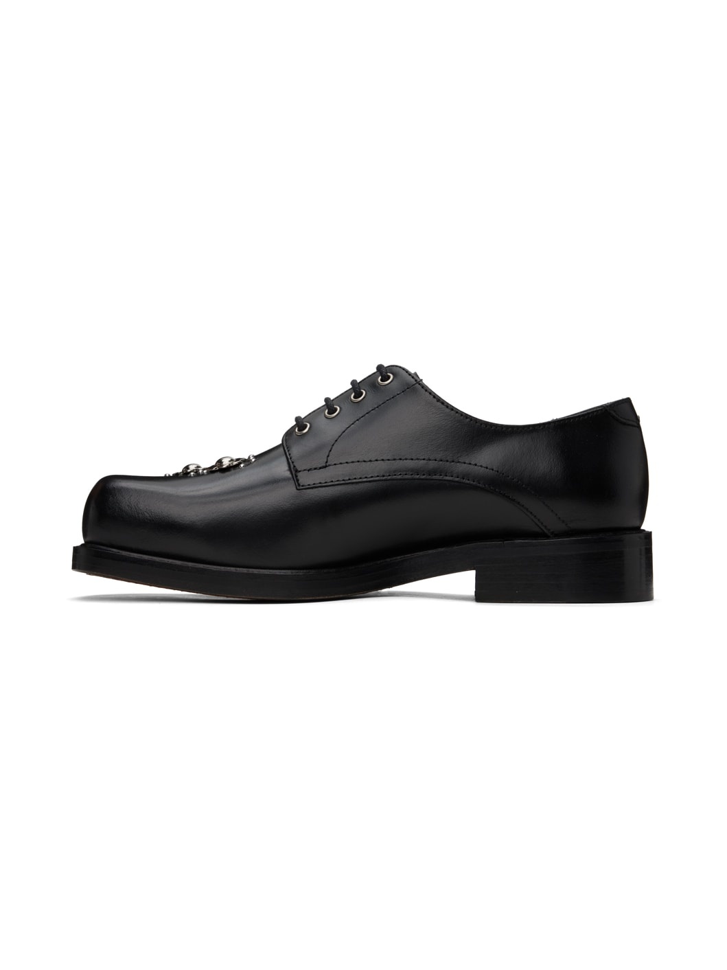 Black Studded Martlett Derbys - 3