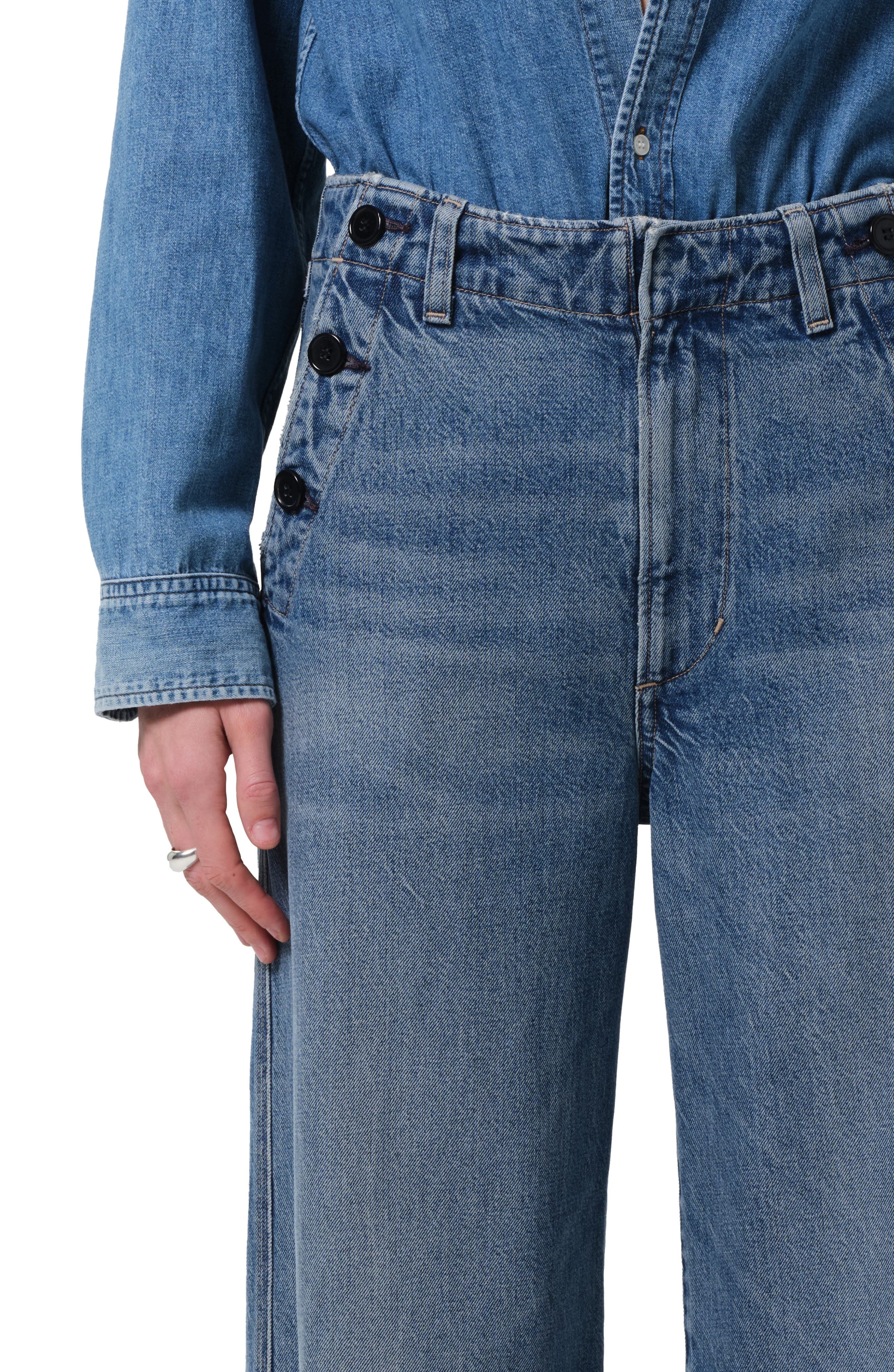 Citizens of Humanity Bordwalk Wide Leg Trouser Jeans in Jete at Nordstrom - 4