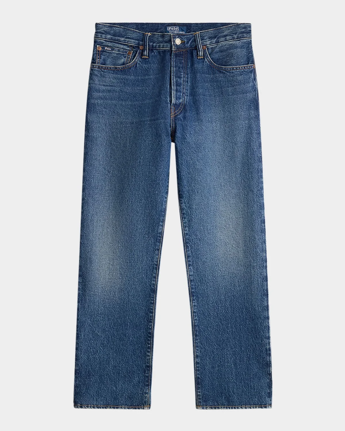 Men's Rigid Denim Straight-Leg Jeans - 1