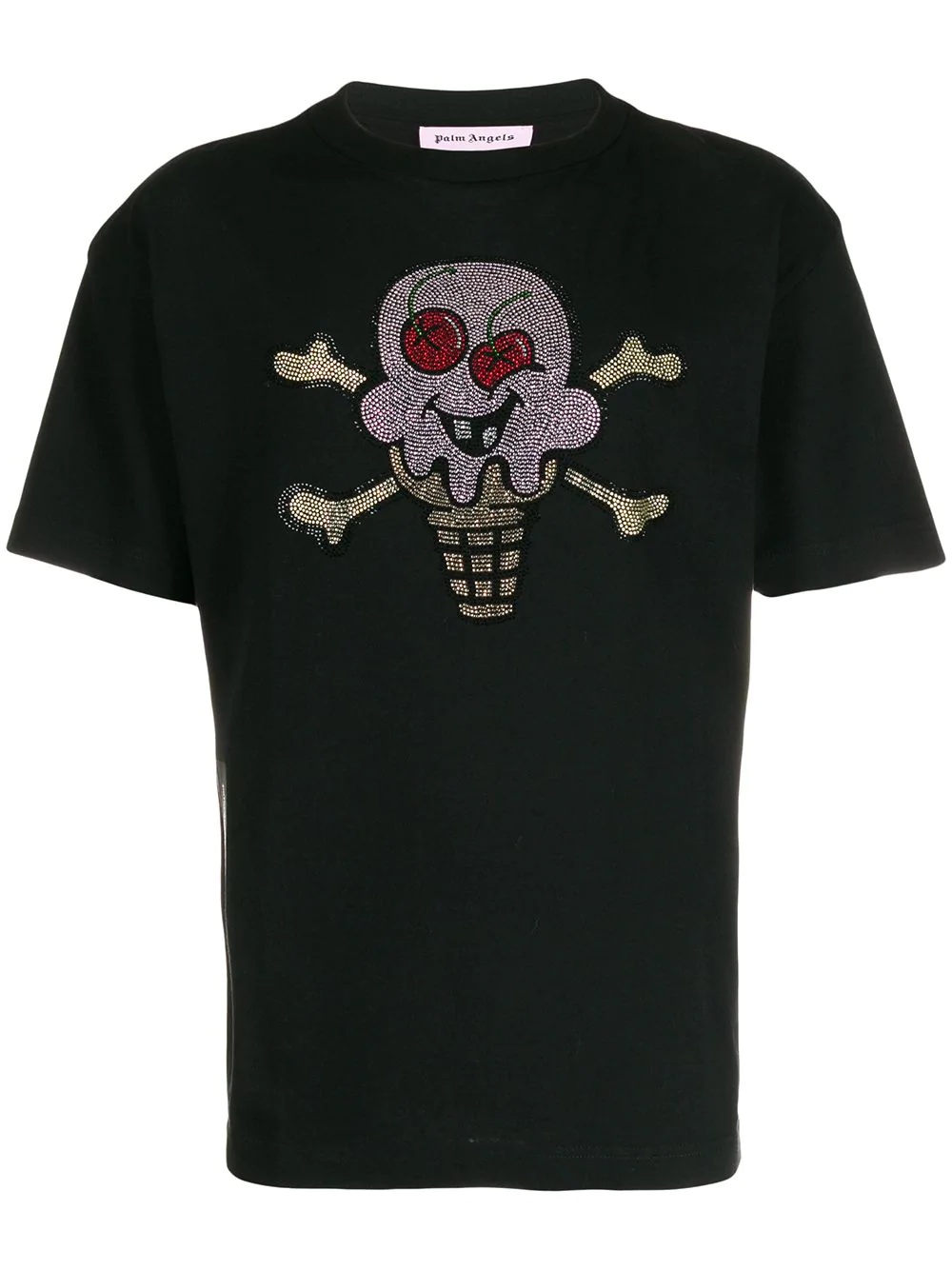 x Ice Cream Skull embellished T-shirt - 1