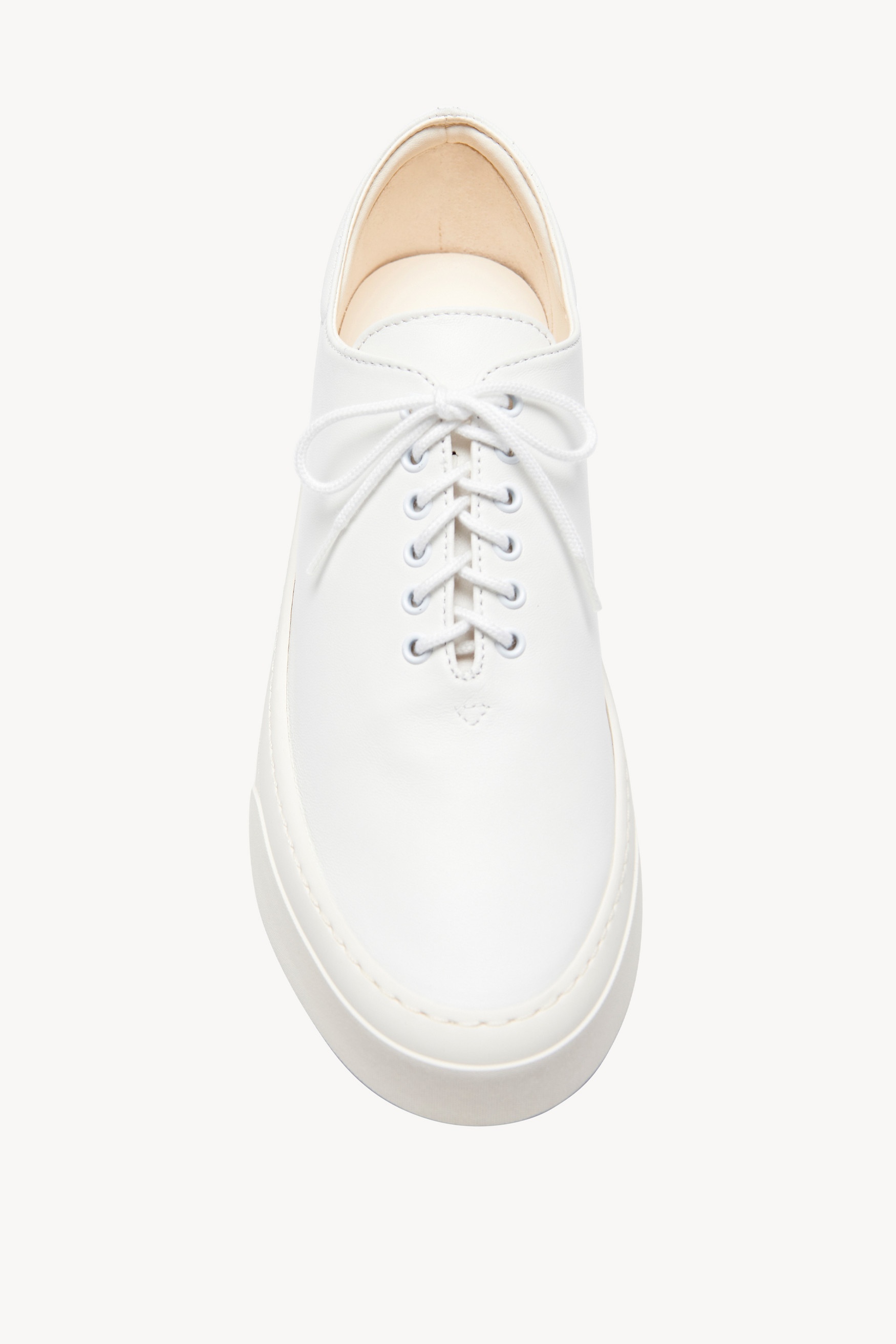 Marie H Lace-Up Sneaker in Leather - 3
